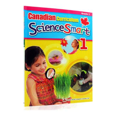 进口英文原版正版 加拿大原版教材 Canadian Curriculum Science Smart Grade 1 科学学习练习册 1年级