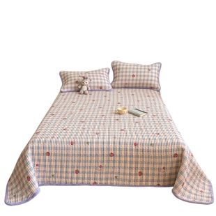 a类牛奶绒床盖单件榻榻米加绒单人床单不移位2025新款四季通用三