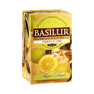 BASILUR宝锡兰魔力柠檬青柠红茶