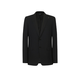 CNC男装奥莱男士轻奢羊毛西服外套春夏商务休闲单排扣高品质西装