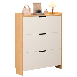 实木超薄鞋柜家用小窄门口入户门外走廊用翻斗极窄室内多层薄鞋柜