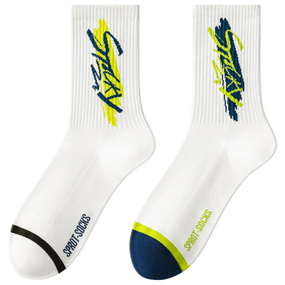 青少年夏薄款防臭运动中筒网眼袜