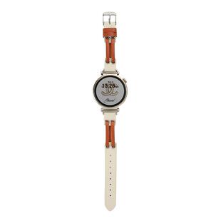xit适用华为GT5手表GT6表带Watch4GT4智能6Pro荣耀Magic6运动18mm细款皮绳拼接真皮watchgt专用男女款pro新款
