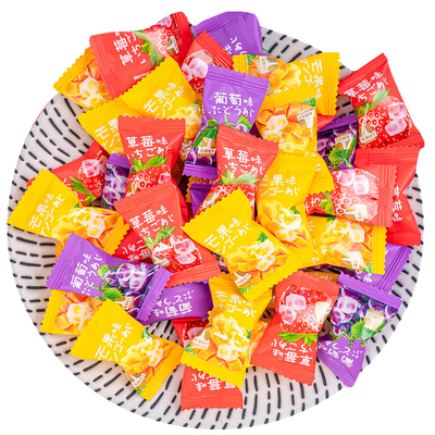夏目友人乳酸菌果味软糖高颜值网红零食糖果喜糖散装圣诞节节礼物