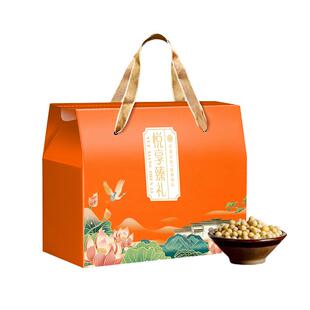 通用春节空礼盒特产农产品礼品盒年货礼盒空盒高档定制糕点手提盒