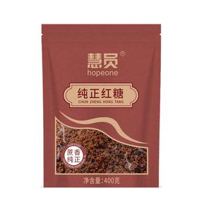 慧员纯正红糖400g食用白砂糖冰糖绵糖糖浆调味黑糖粉家用烘焙原料