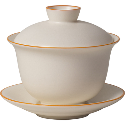 中式泡茶碗三才盖碗单个家用