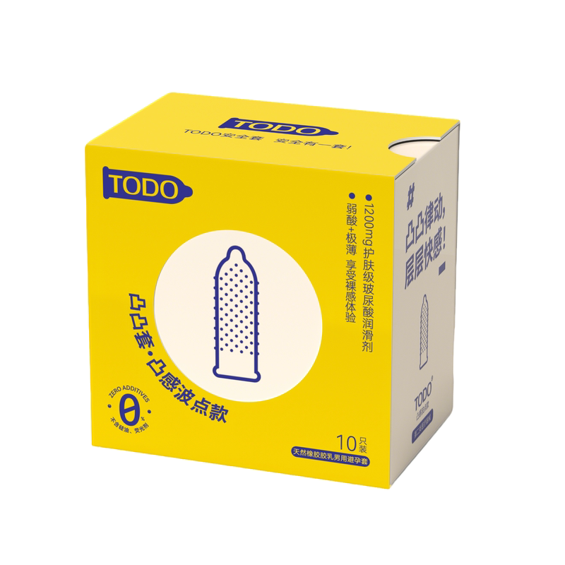 TODO凸点003超薄持久避孕套立体颗粒乳胶安全套润滑贴合情趣正品