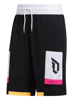 Adidas/阿迪达斯正品男子利拉德篮球运动宽松透气短裤 DZ0587