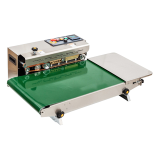 鼎业900W大型封口机加宽10kg不锈钢大袋重物自动连续式商用包装机