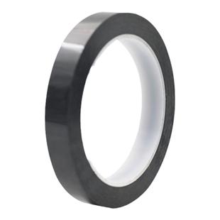 黑色玛拉胶带遮光彩色PET玛拉胶带无痕不残胶耐高温绝缘变压器线圈电池包扎胶布5S管理标识定位胶纸长66米