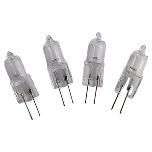 热销卤素灯珠 G4低压12v 20W 白光暖黄水晶灯插脚小灯泡卤钨插泡