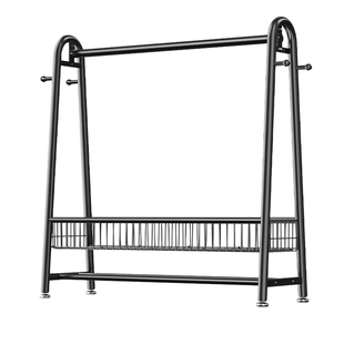 吉百居简易衣帽架落地晾衣架家用室内晒凉衣架神器卧室挂衣架子sc