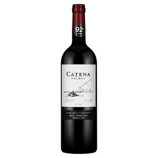 【自营】JS92 阿根廷卡帝娜Catena马尔贝克红葡萄酒750ml进口红酒