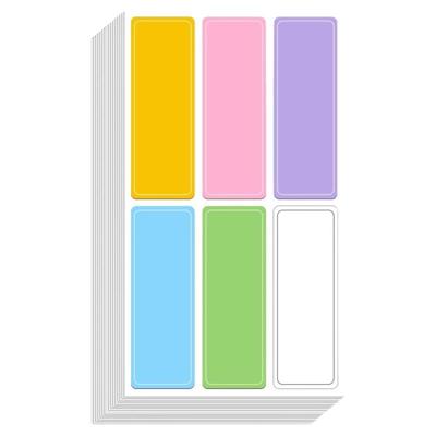 彩色标签贴纸防水可手写自粘