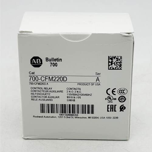 溢价-700-CFM220D工业继电器罗克韦尔Allen-Brad