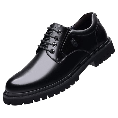 老人头男士商务休闲皮鞋