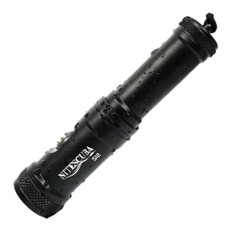 Nitescuba奈特 S12潜水聚光手电筒1200流明夜潜聚光灯补光照明灯