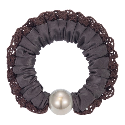 阿吉豆发圈珍珠水钻珍珠马尾肠圈