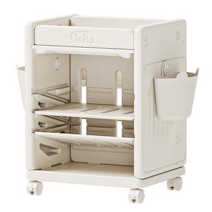 英禾书包置物架移动小推车学习儿童收纳架书房夹缝桌边落地书包架