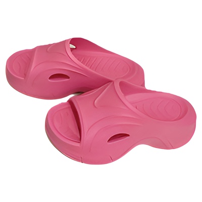 王小毒厚底外穿一字拖鞋