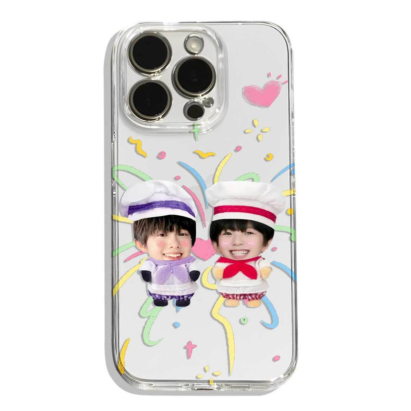 iPhone16小众苹果12透明一加15软小米17ULTRA爱心陈奕恒陈浚铭ins风华为PURA90适用14PLUS创意13ProMax手机壳