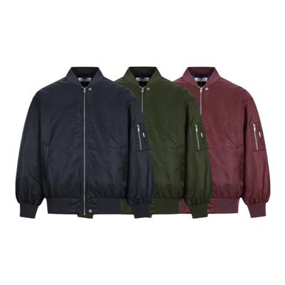 PMET 飞行夹克羽绒服 90白鸭绒棒球领外套加绒加厚情侣男