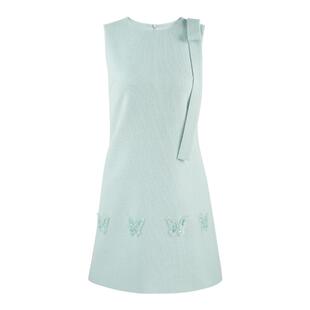 法式气质无袖连衣裙女2026新款春季设计感小众小香风短款修身裙子