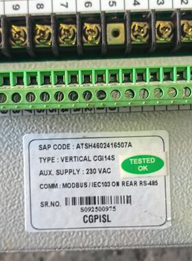 议价Cgi14s Industrial Control Panel Disassembled Parts Condi