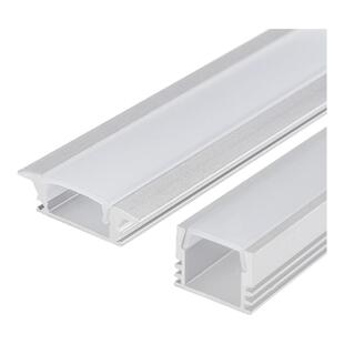 led灯槽灯带卡槽铝条线性嵌入式线形线条灯明装铝合金暗装COB光源