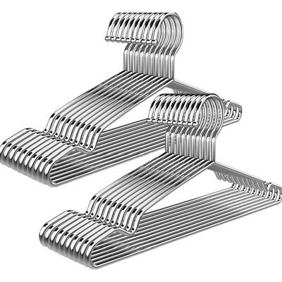 美宝琳42cm不锈钢衣架10只×2把