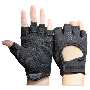 划船机手套夏季运动女器械训练半指防滑耐磨户外骑行手腕薄款健身