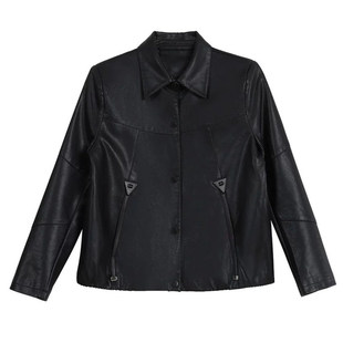 秋外套女高端大气上档次巨好看设计感百搭减龄2025独特超好看皮衣