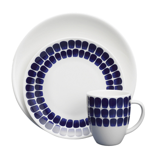 芬兰进口Arabia蓝色红色24小时马克咖啡杯盘杯子碟iittala碗餐具