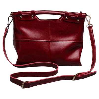 新款欧美铆钉原生态牛皮真皮女包单肩斜挎手提包包广州零售时尚