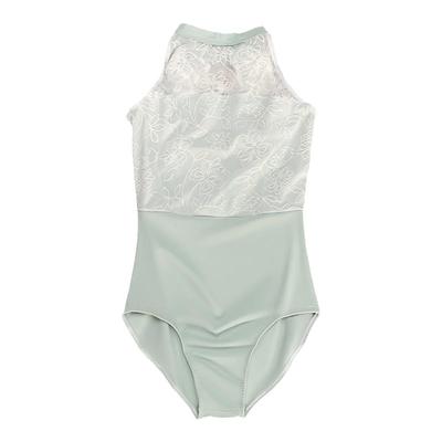 vonsu梵舒植绒网纱芭蕾舞练功服