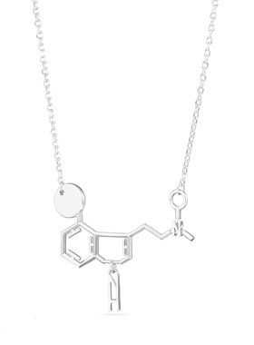 horm1破茧分子同款简约银色项链