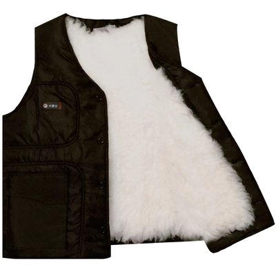 厂家直销真羊毛马甲皮毛一体新款