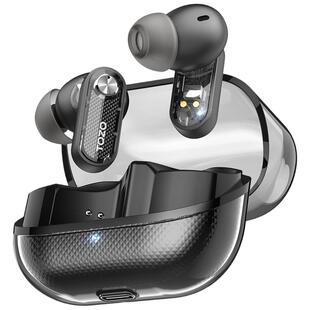 TOZO Crystal Pods无线蓝牙耳机入耳式主动降噪透明太空舱蓝牙5.4