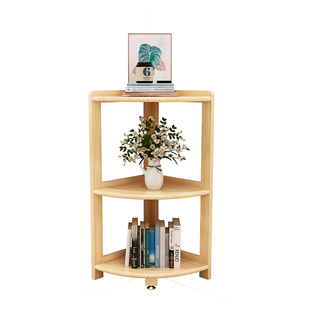 实木角柜转角置物架墙角柜三角形边角柜客厅卧室收纳角落拐角