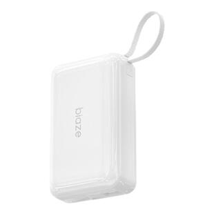 毕亚兹3C认证自带双线充电宝快充22.5W超级快充适用苹果17手机电脑平板便携移动电源户外电源mate80轻便携带