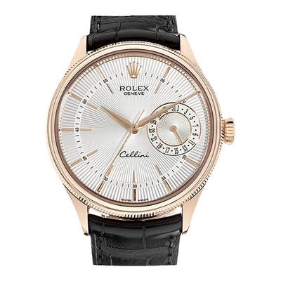 中古款9.5新劳力士切利尼18K玫瑰金自动机械手表m50515-0008