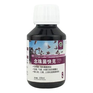 豪翔念珠菌快克赛信鸽喉内白点鹦鹉鸟口腔溃疡霉菌鸽子保健品鸽药