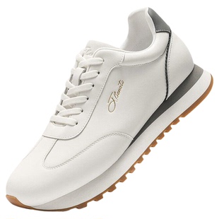 宾度男鞋正品旗舰2026春季新款休闲运动鞋软底时尚潮流轻奢阿甘鞋