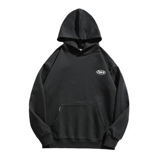 特价清仓秋季连帽卫衣男宽松潮牌刺绣大码上衣男生春秋带帽外套潮