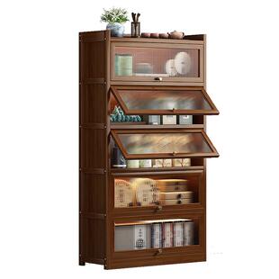 博古架实木新中式茶叶柜置物架茶叶架展示柜摆件柜茶室隔断收纳架