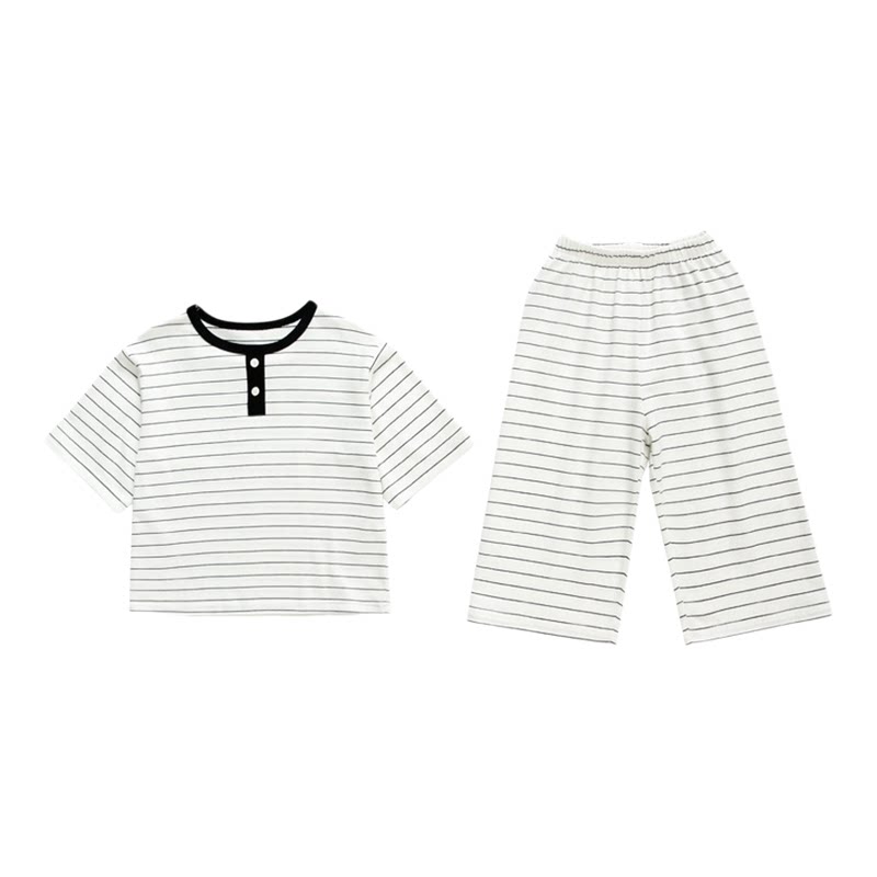2025夏季新款男童夏家居服套装