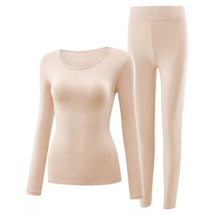 纯棉秋衣秋裤套装女士2025新款保暖内衣女款A类毛衫打底上衣冬季