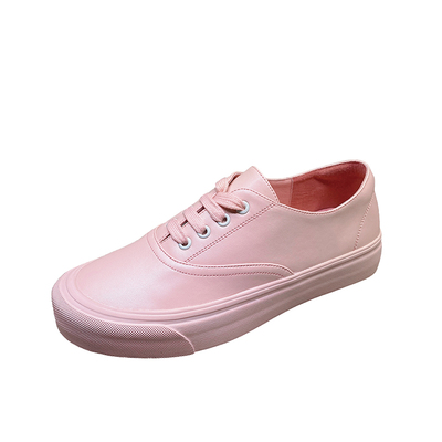 欧货粉色秋季新款时尚厚底女鞋