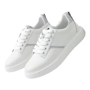 Navigare意大利小帆船小白鞋新款2025秋冬款男鞋潮流厚底真皮板鞋